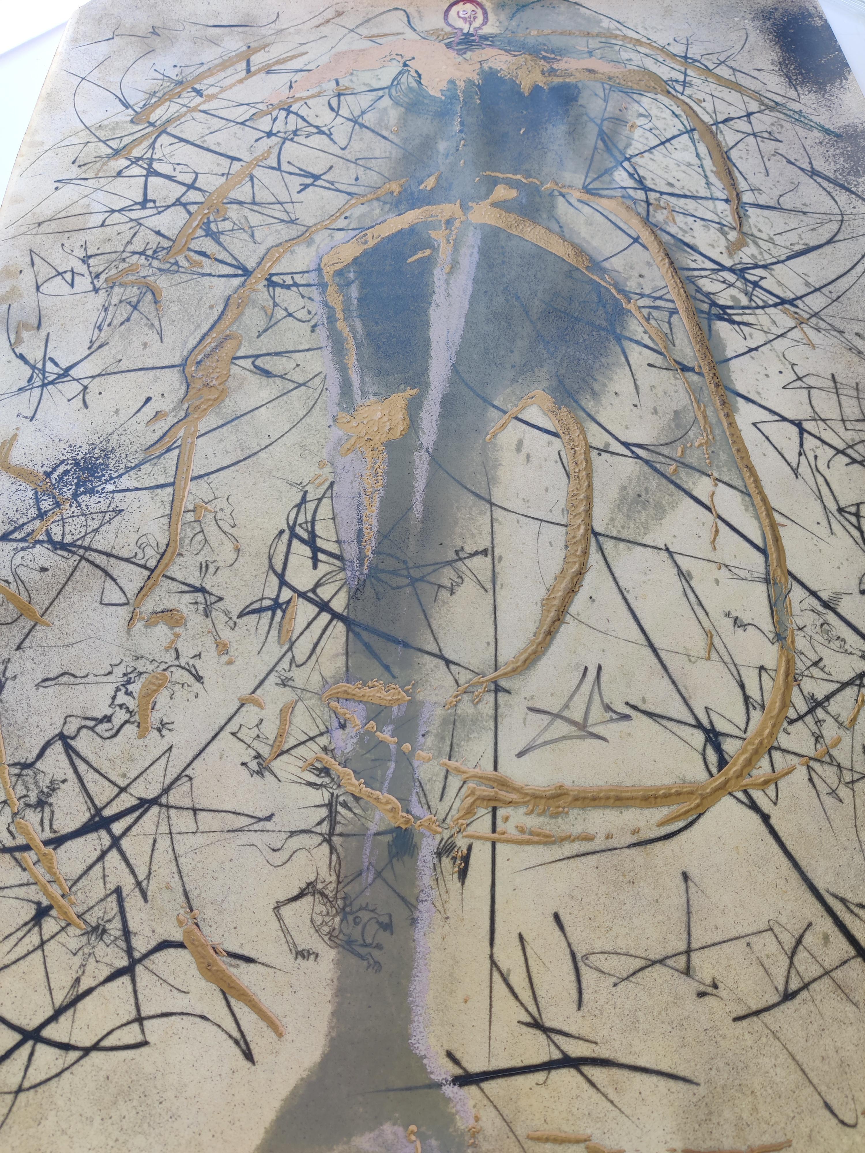 Salvador Dalí -- L'Ange de l'Alchimie ( Der Engel der Alchimie ) im Angebot 1