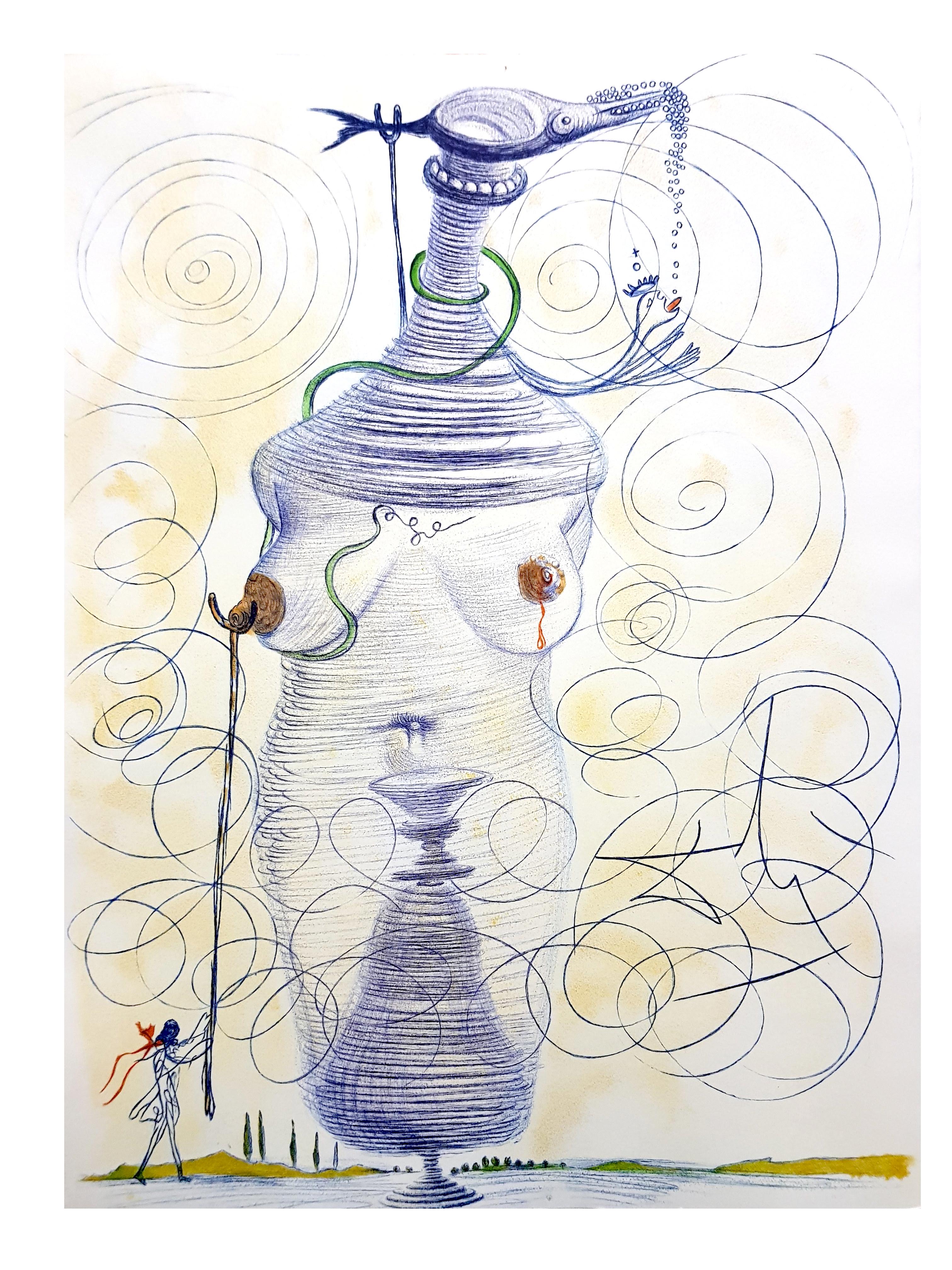Salvador Dali - Large Flask For Sale 2