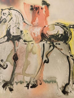 Salvador Dalí­ -- Le chevalier Chretien, from the series Les Chevaux Daliniens