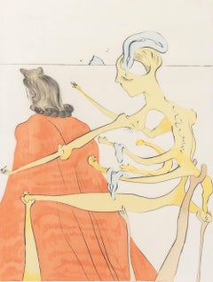 Salvador Dali "Le Dos Divin de Gala" [Gala's Divine Back] Etching, 1974