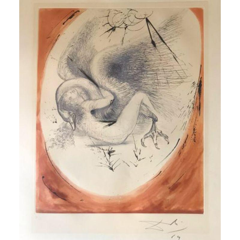 Salvador Dalí ( 1904 - 1989 ) - Léda et le cygne - héliogravure et gravure à la pointe sèche colorée à la main, 1964

Informations complémentaires :
Matériau : Média mixte incorporant l'héliogravure et la gravure à la pointe sèche
Coloré à la main