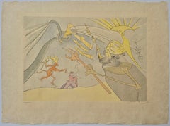 Vintage Salvador Dalí­ -- L'Éléphant et le Singe de Jupiter