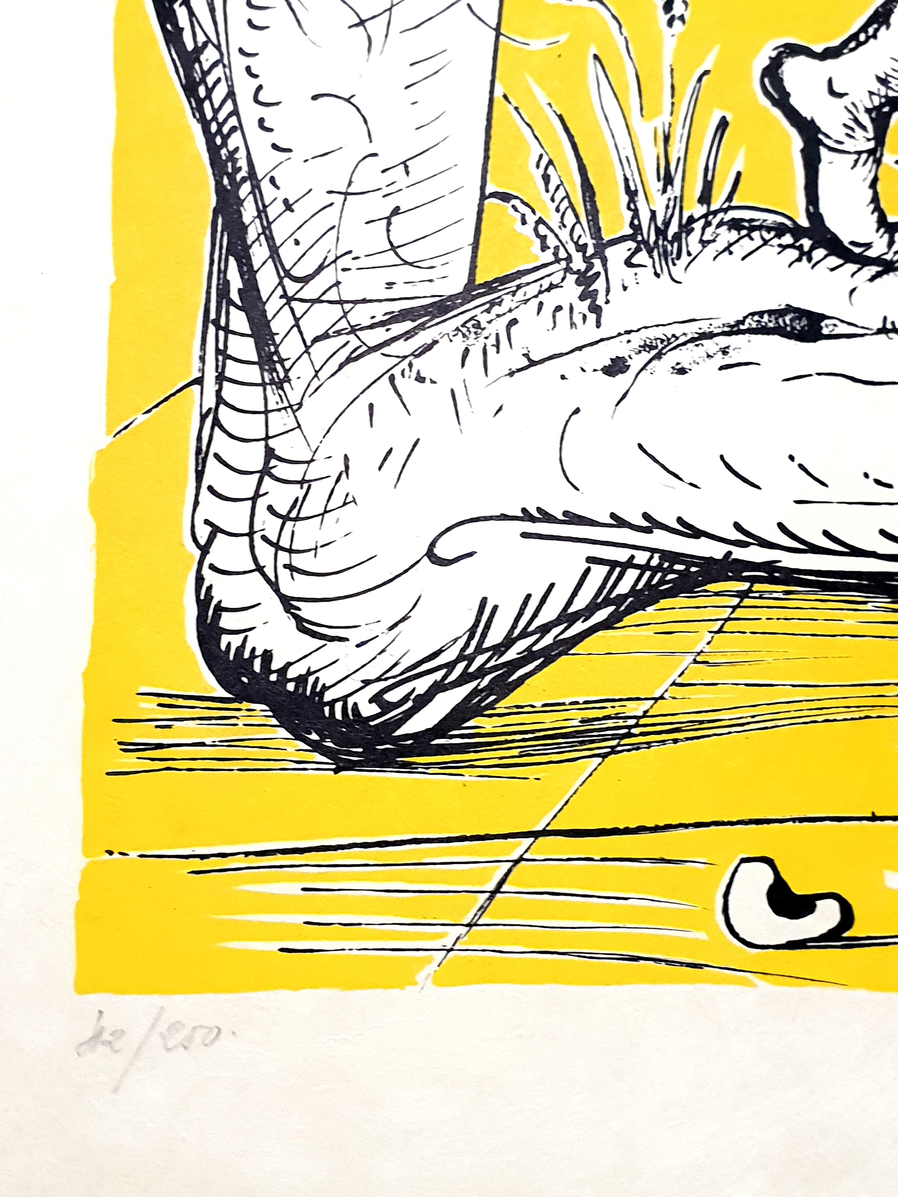 Handsignierte Lithographie von Salvador Dali
Diese Ausgabe ist auf Japanpapier
Titel: Pantagruels Träume
Mit Bleistift signiert von Salvador Dali
Abmessungen: 76 x 56 cm
Auflage: 42/250
1973
Referenzen: Field 73-7 (S. 173-174) / Michler & Lopsinger