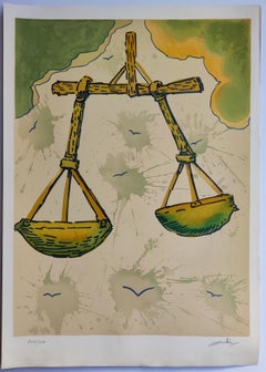 Salvador Dalí­ -- Libra from Signs of the Zodiac