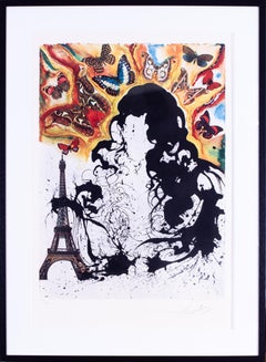 Salvador Dali lithograph, 1969, signed and numbered, edition of 300, 'Paris'