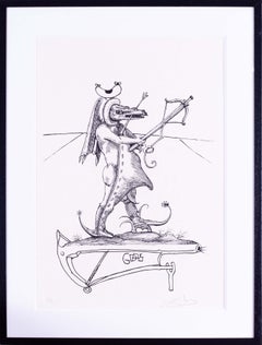 Salvador Dali lithograph, 1973, signed in pencil, numbered, edition of 150