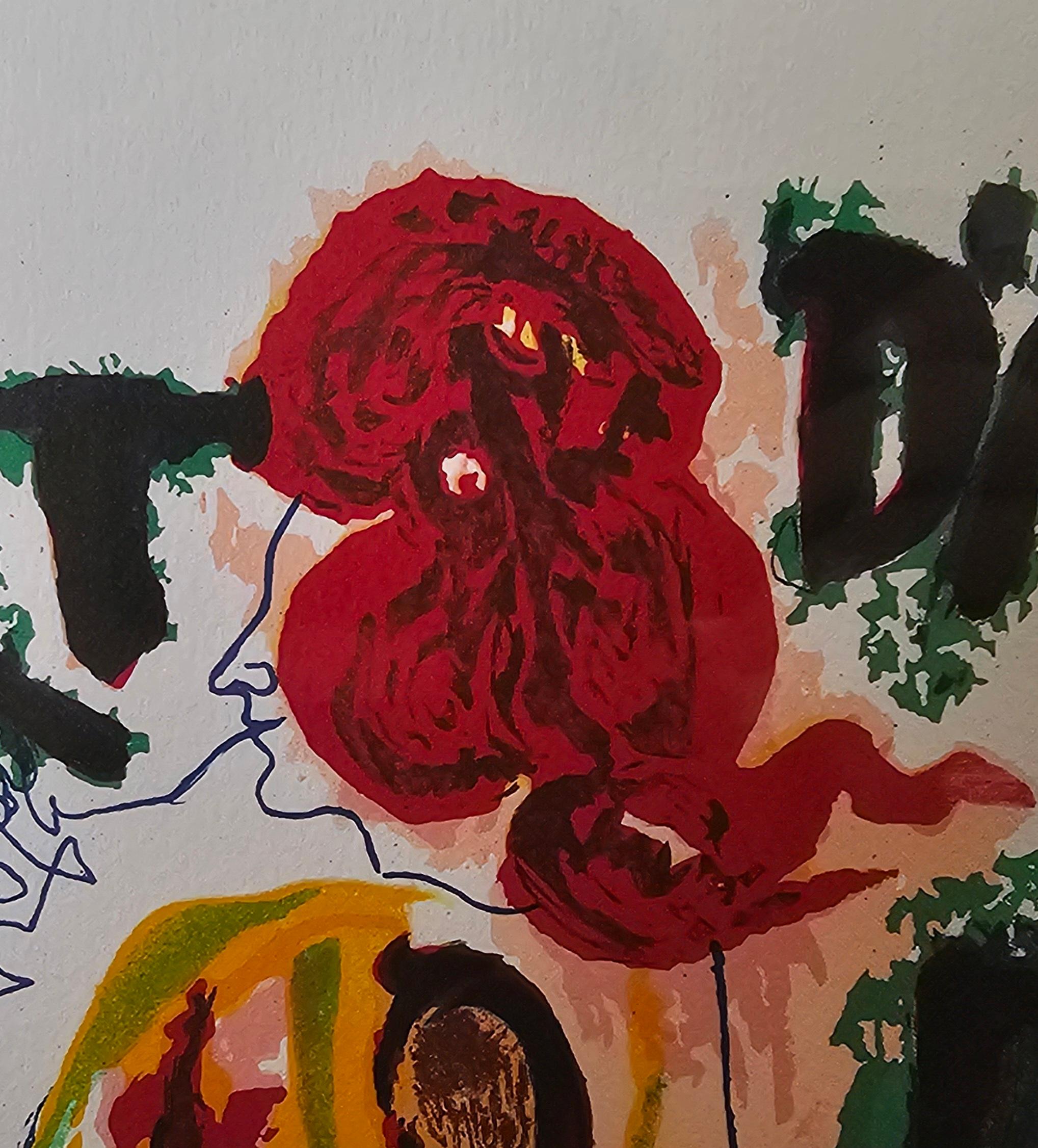Salvador Dalí Litografía de El arte de amar Ovide 1979, firmada a mano y enmarcada 9
