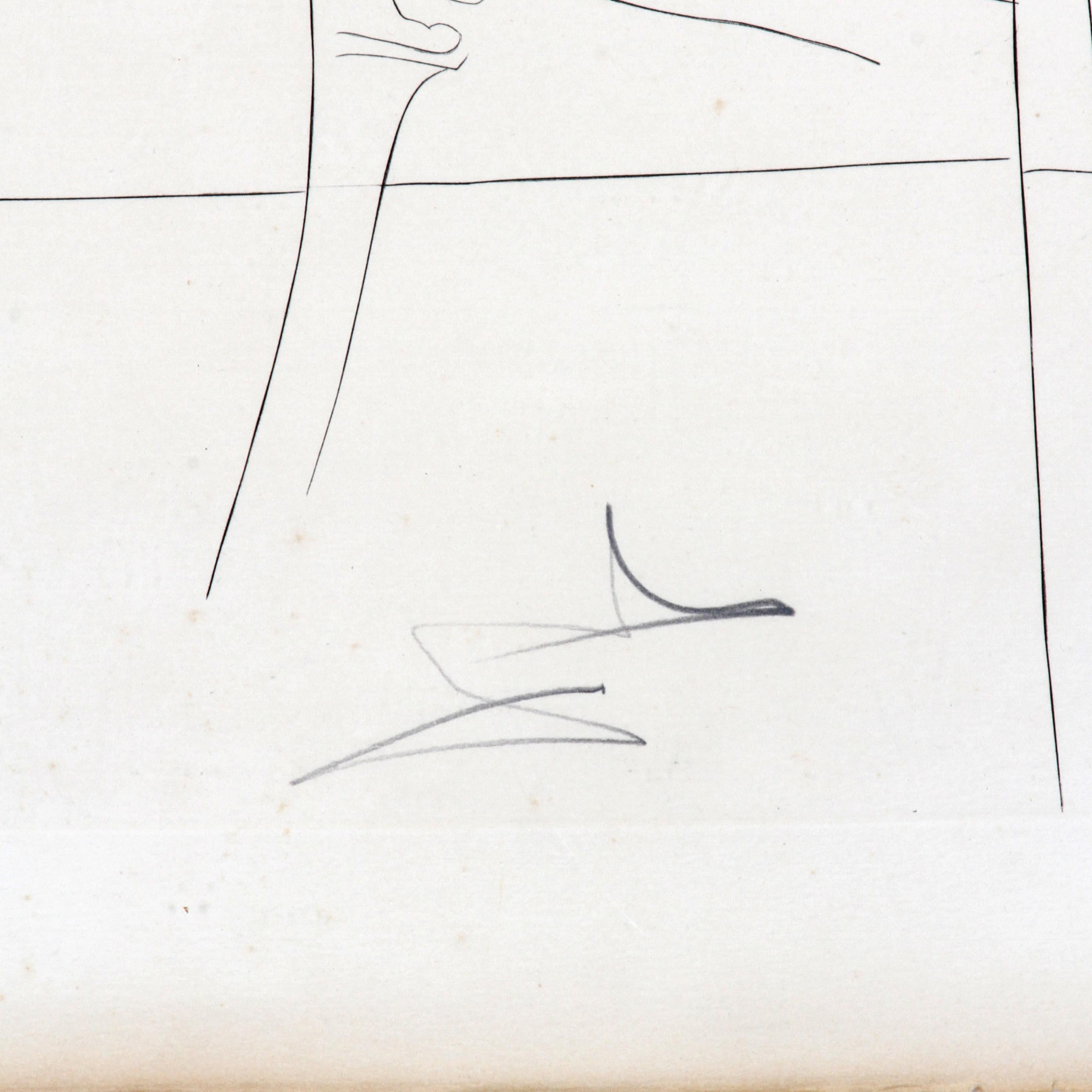 Salvador Dali Lithograph & Hand-Etched 68/250 