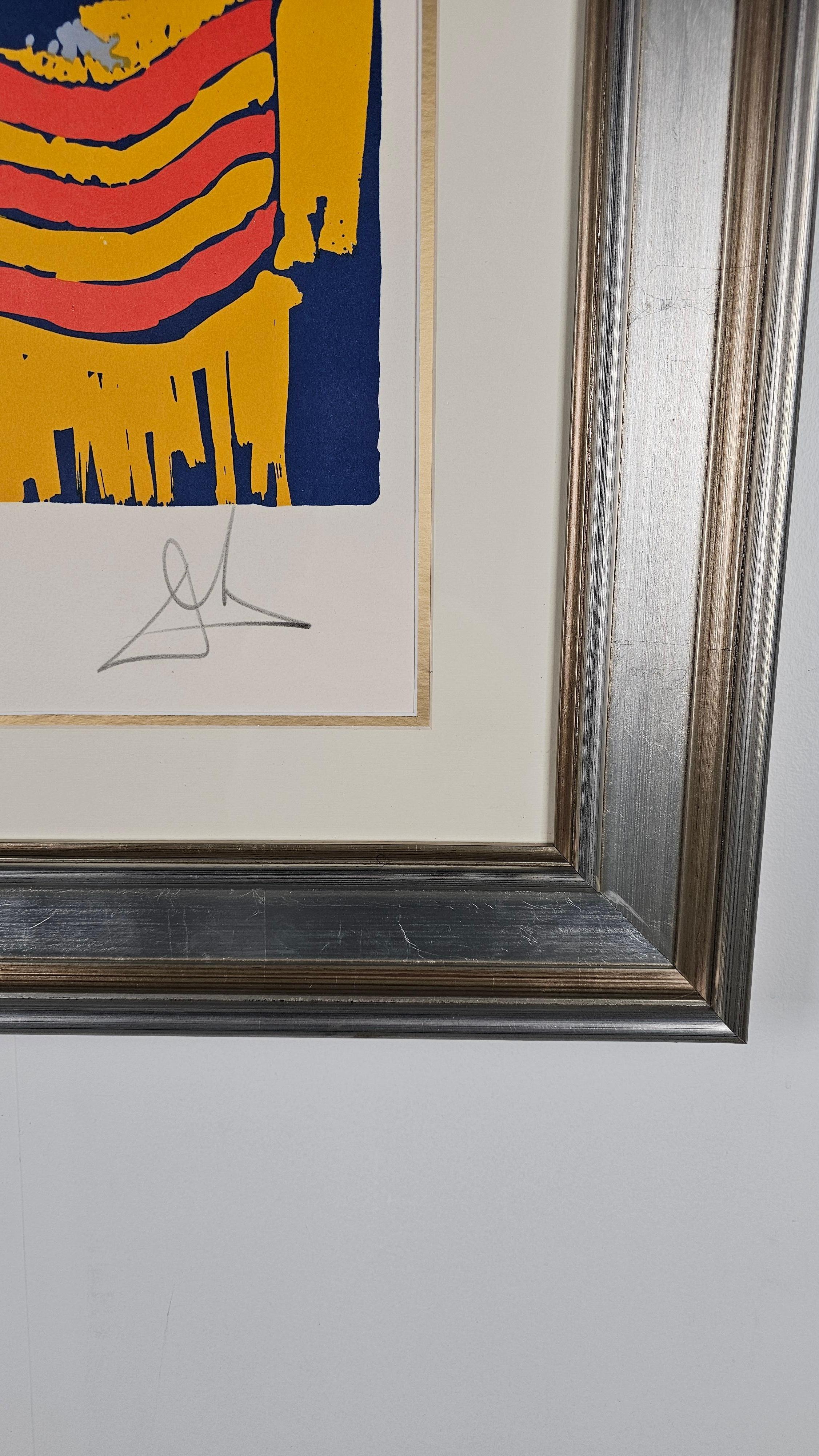 Salvador Dalí Litografía Edición Limitada Firmada a Mano -La Inmaculada Concepción en venta 6