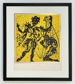 Salvador Dali Lithograph, Signed, 1972, "Philip (Knighting of Sir Galahad)"