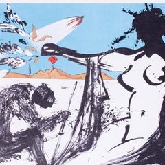Salvador Dali lithograph, signed & titled in pencil, edition of 300 'Liberation'