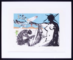 Salvador Dali lithograph, signed & titled in pencil, edition of 300 'Liberation'