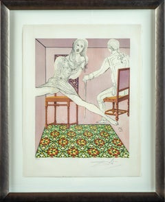 Salvador Dalí­ Marianne and the Chevalier Contemporary Art Lithograph