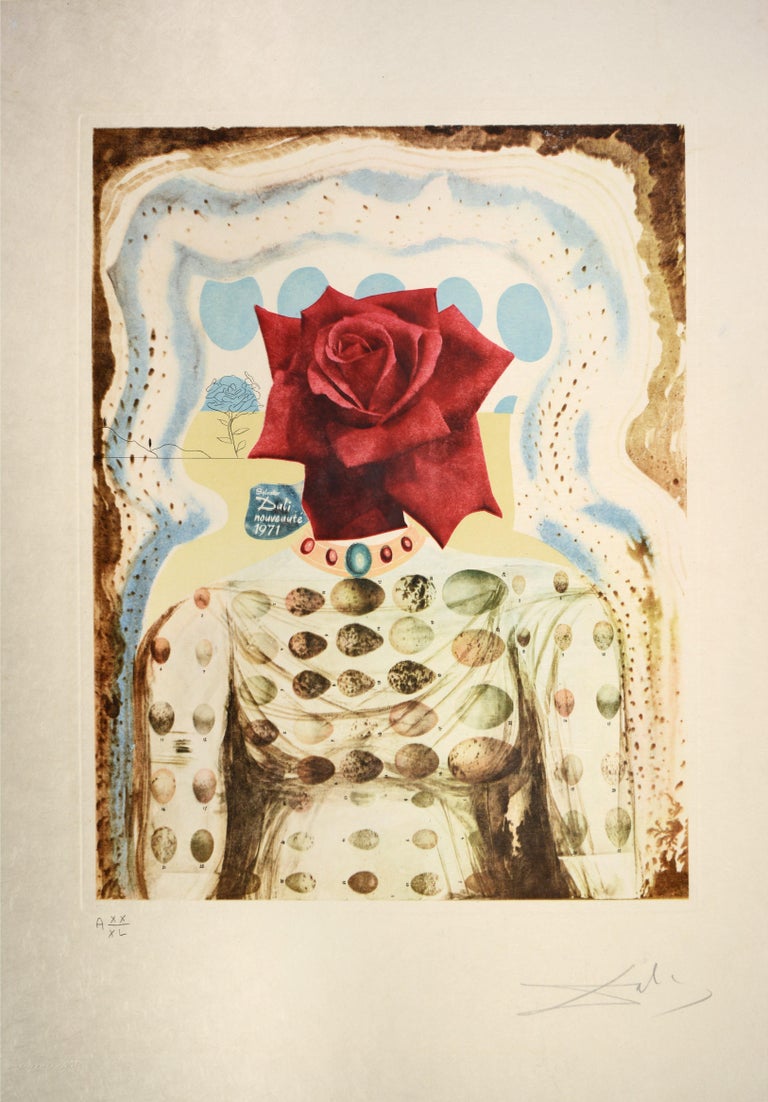 Salvador Dali, Surrealist Flower Girl, from Memories of Surrealism. 1
