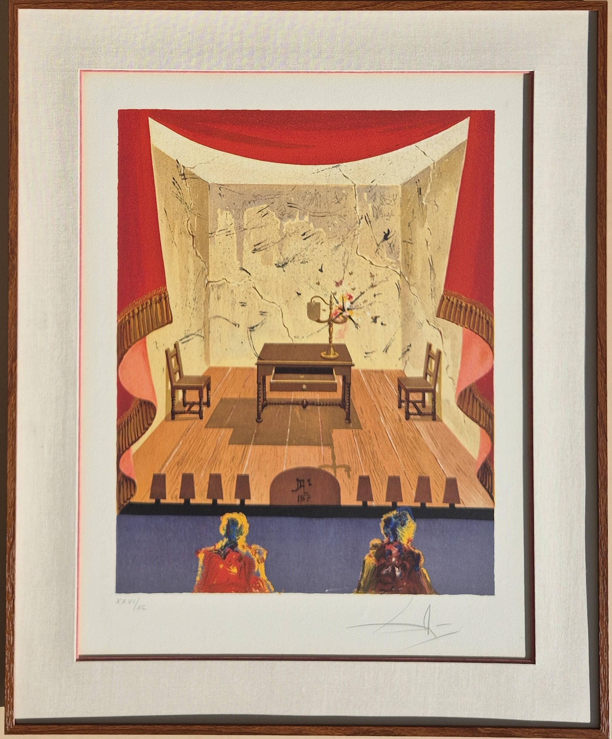 Salvador Dali -- Miserable Flat from The Marquis de Sade