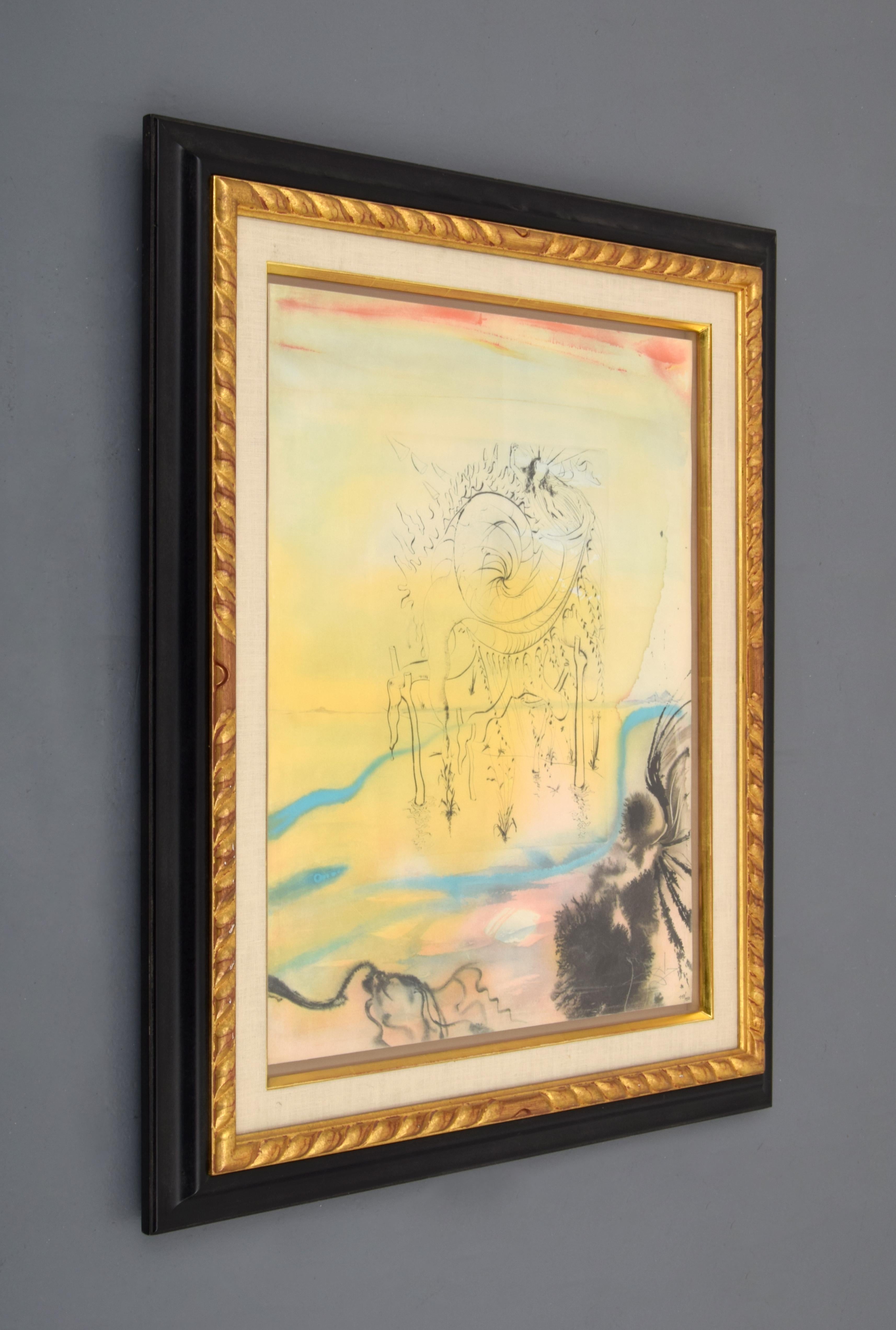Salvador Dali “Moses Saved from the Waters” Lithograph, Signed Edition - Print by Salvador Dalí