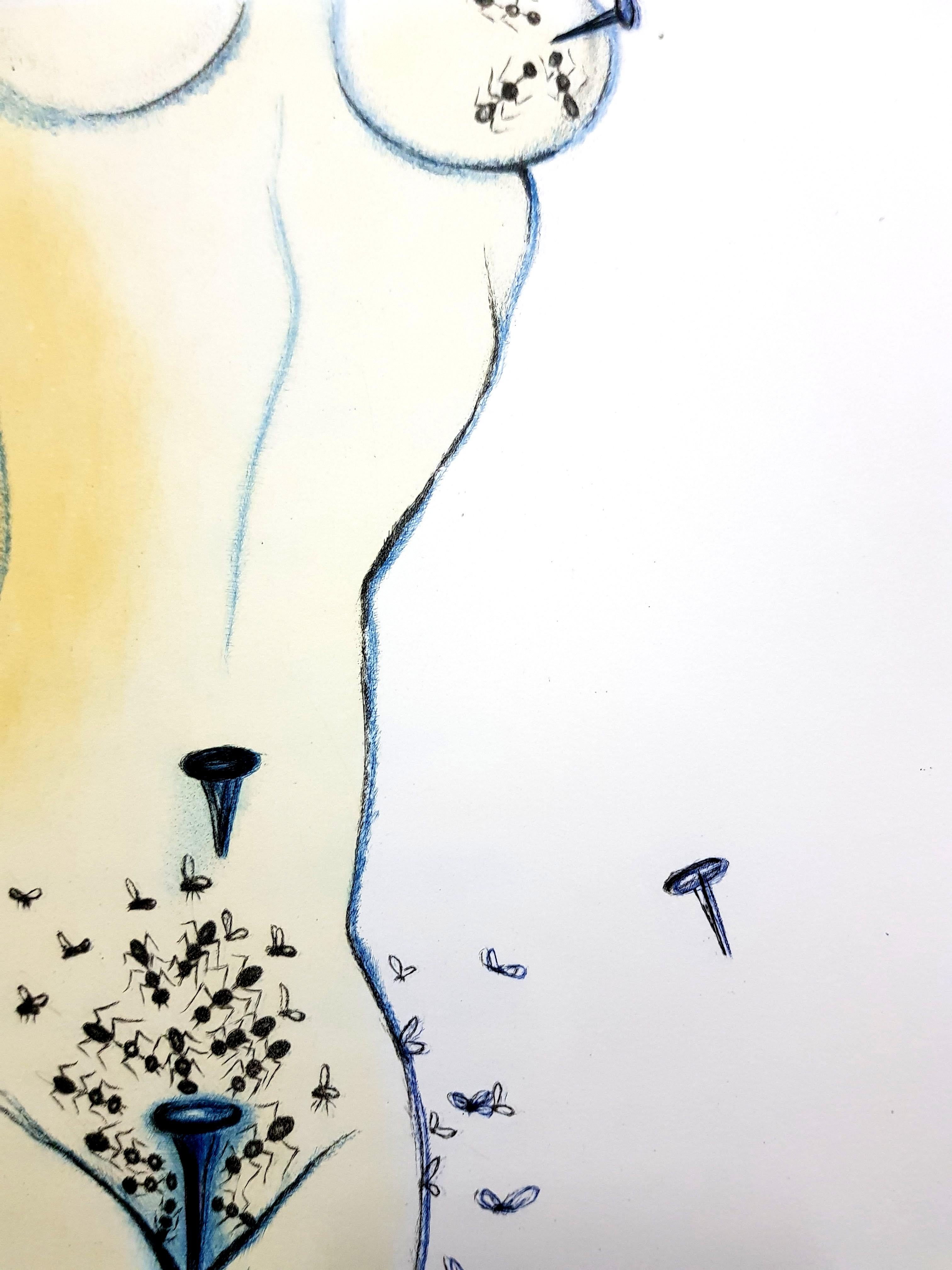 Salvador Dali - Nägel auf Akt - Original-Radierung
Abmessungen: 38 x 28 cm
Auflage: 390
1967
Auf Rives Pergament
Referenzen : Field 67-4 (S. 32-33) / Michler & Lopsinger 174 bis 187. 
