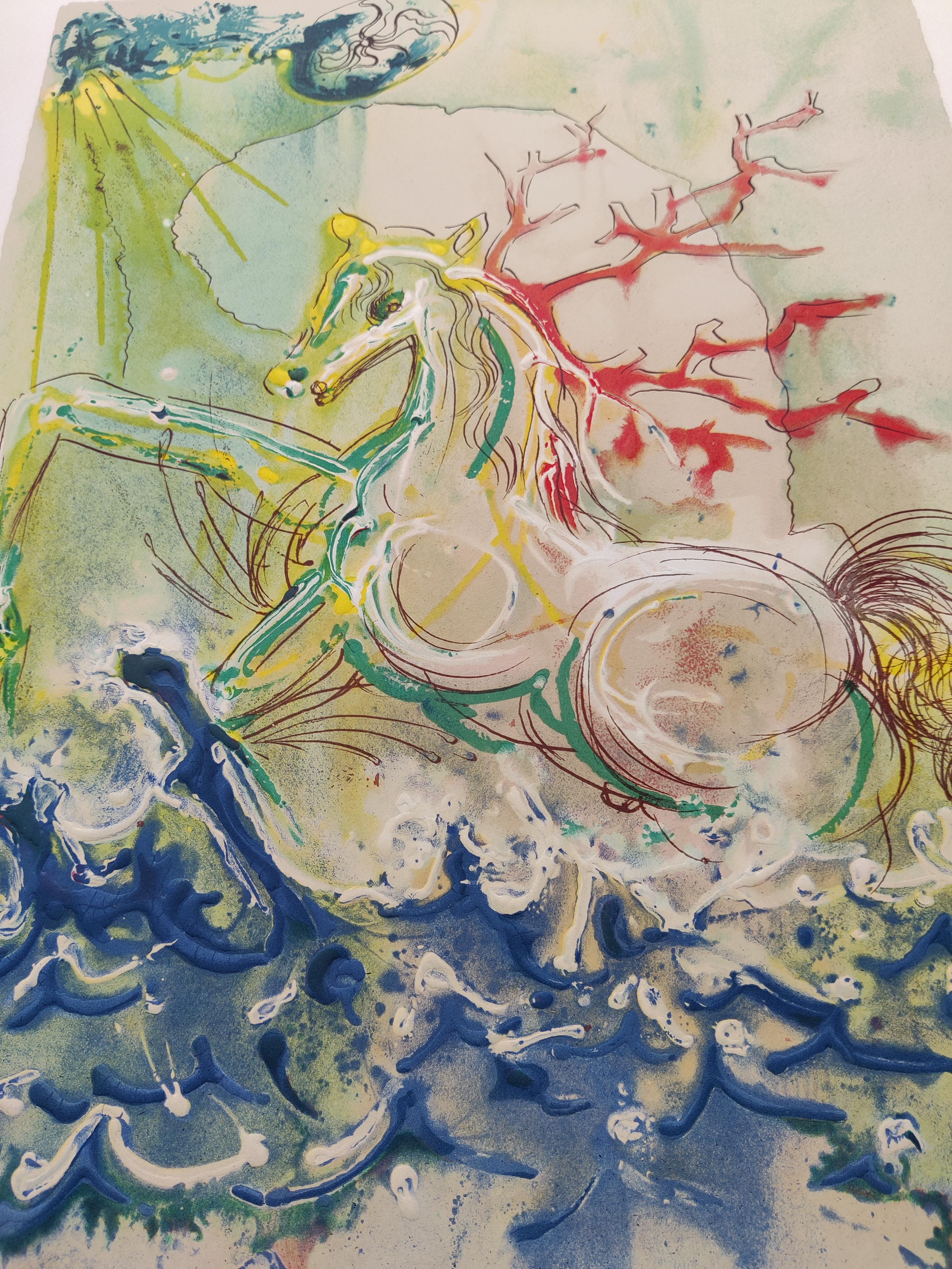 Salvador Dalí -- Neptune, de la série Les Chevaux Daliniens en vente 1