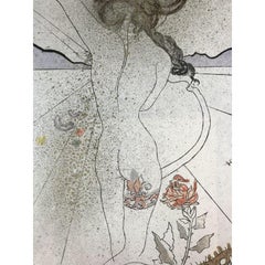 Salvador Dalí - Nu À La Jarretiére ( Nude With Garter ), 1971