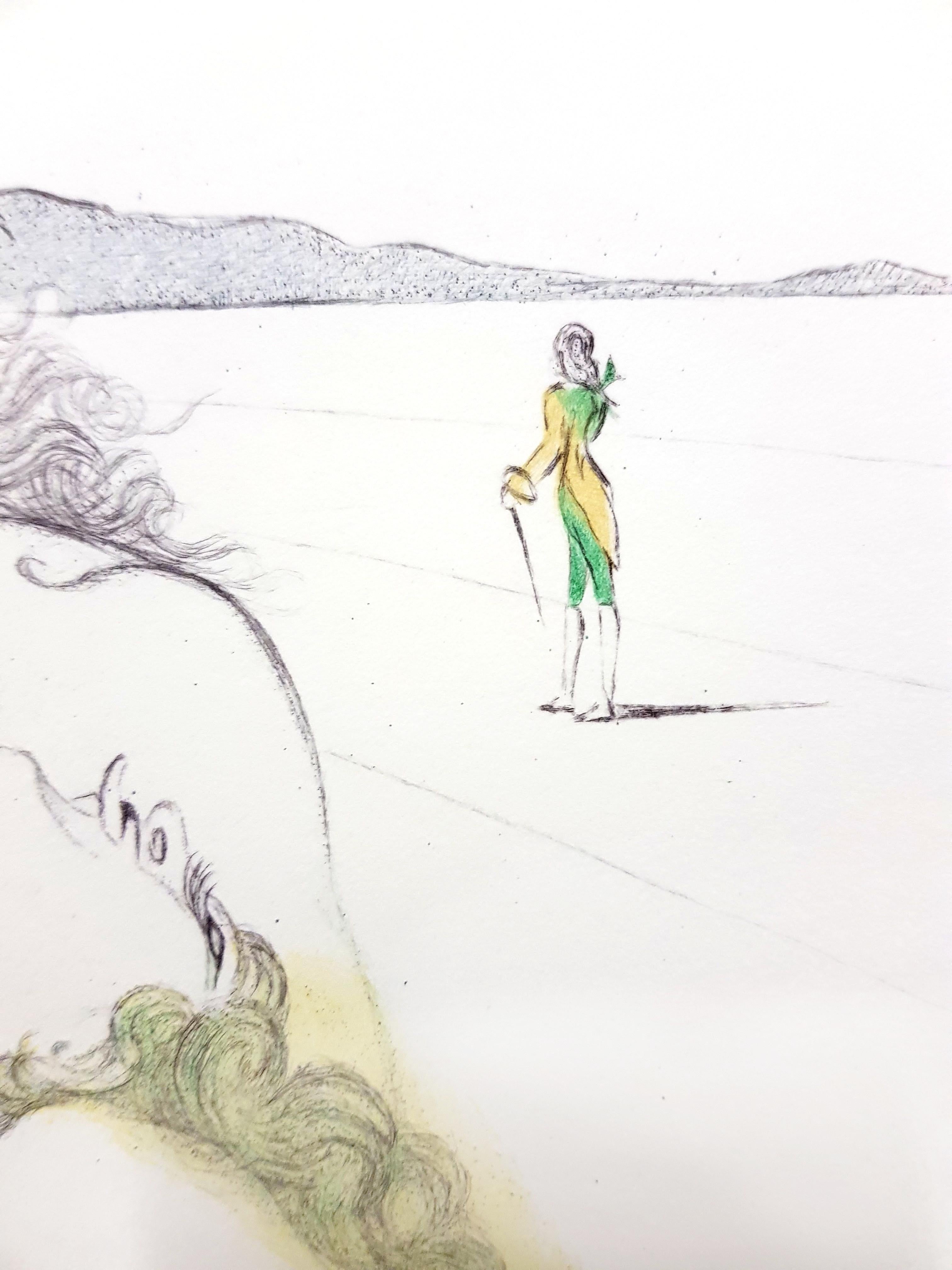 Salvador Dali - Couple nu - Gravure originale
Dimensions : 38 x 28 cm
Edition : 390
1967
Sur vélin de Rives
Références : Field 67-4 (p. 32-33) / Michler & Lopsinger 174 à 187. 