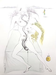 Vintage Salvador Dali - Nude Couple