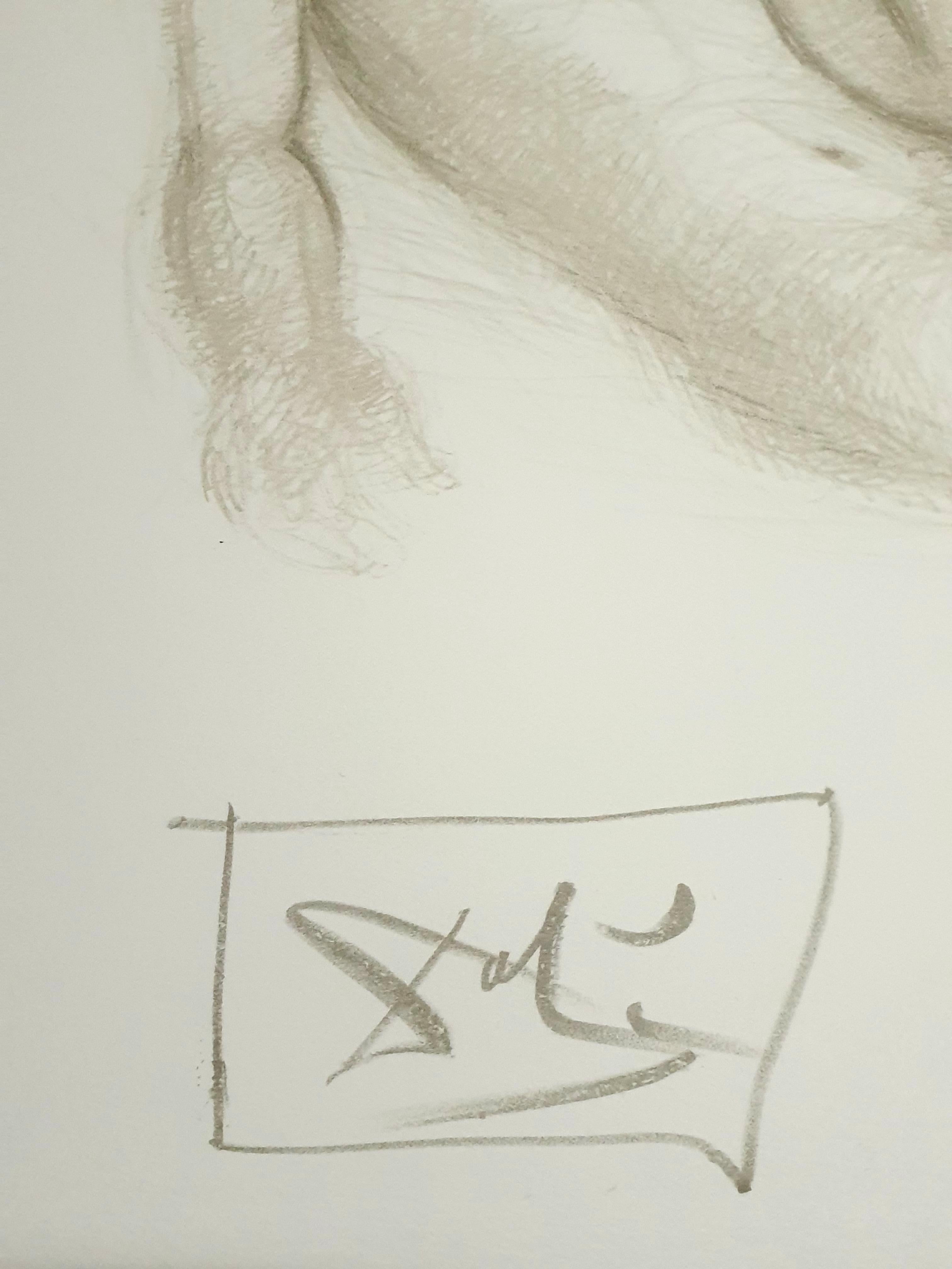 Salvador Dali - Nackte Paare - Original Handsigned Lithographie
Abmessungen: 52 x 65 cm
1970
Mit Bleistift signiert und nummeriert
Ausgabe : /CXX
Referenzen : Feld 70-8