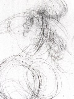 Salvador Dali - Nude - Original Etching on Silk