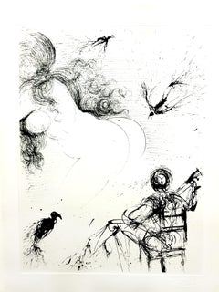 Salvador Dali - Nu avec perroquets