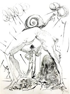 Salvador Dali - Nude with Snail