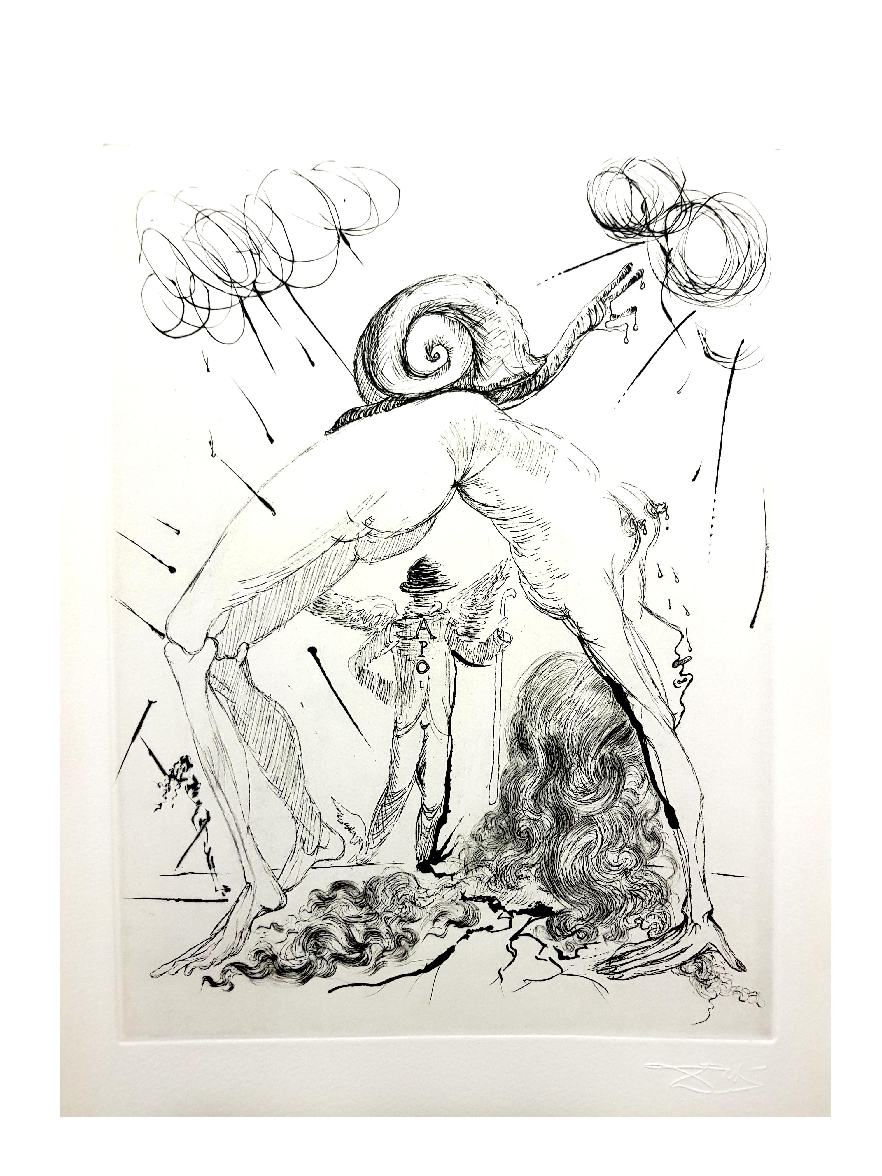 Salvador Dali - Nude with Snail For Sale 1