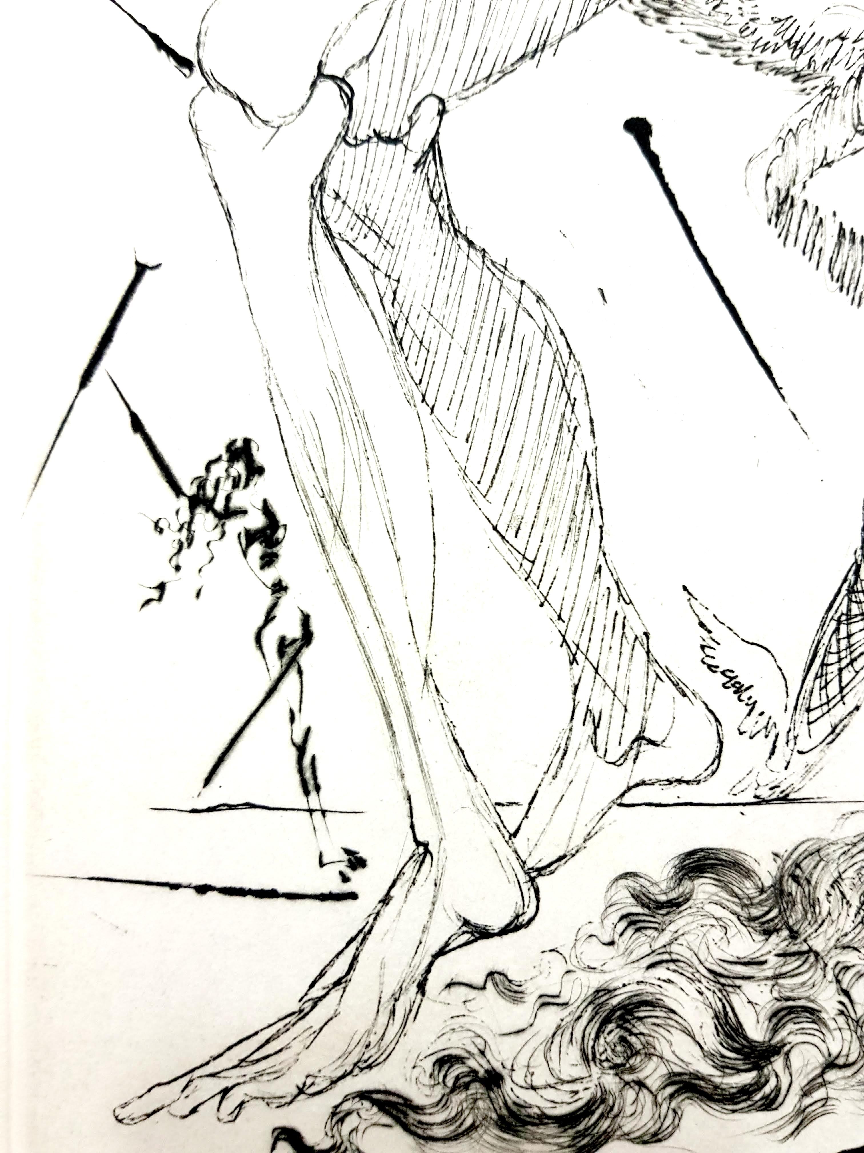 Salvador Dali - Nude with Snail - Original Etching
Dimensions: 38 x 28 cm
Edition: 235
1967
embossed signature
On Arches Vellum
References : Field 67-10 (p. 34-35)