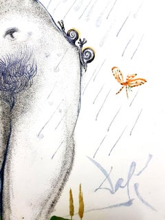 Salvador Dali - Nude with Snails Breats