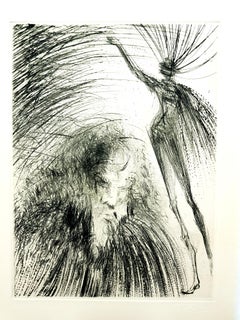 Salvador Dali - Alter Faust - Original-Radierung