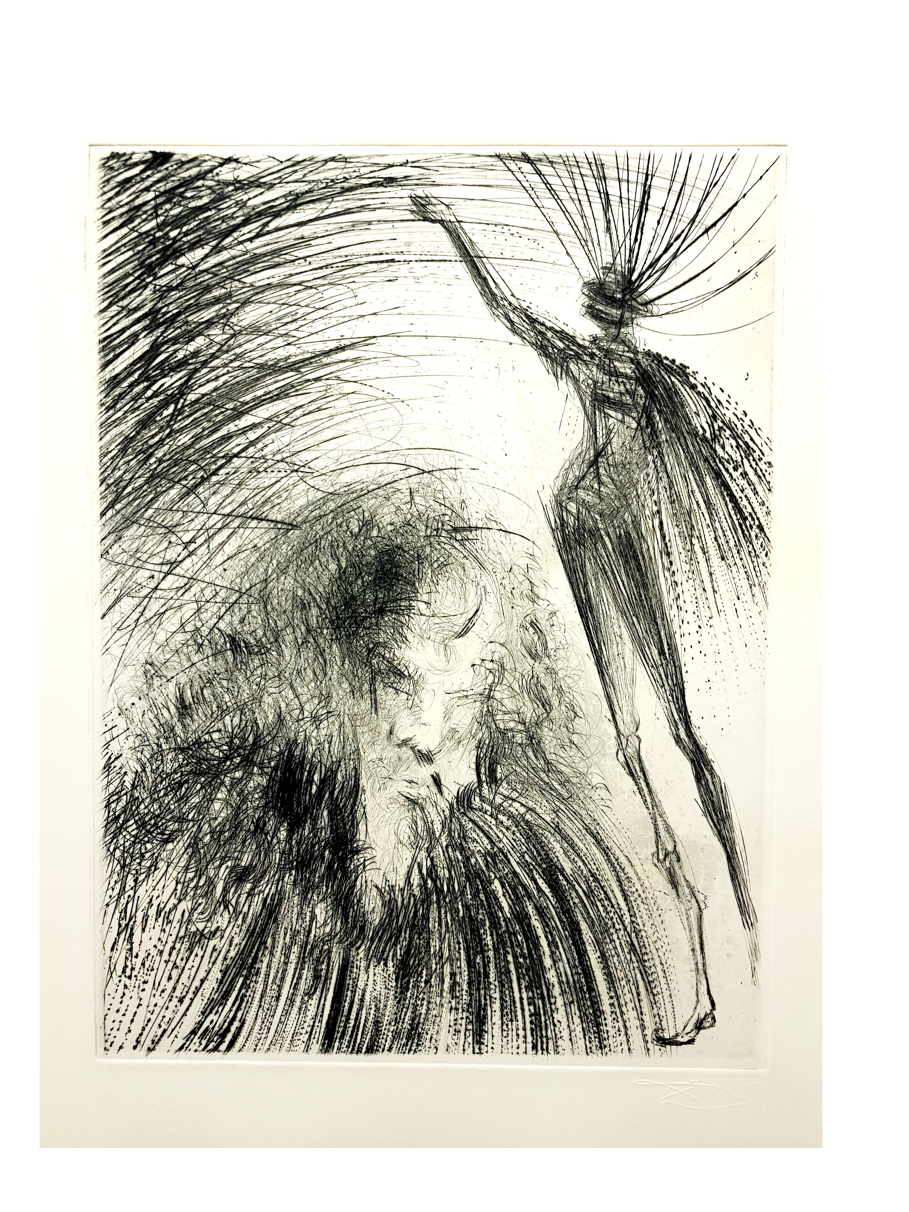 Salvador Dali - Viejo Fausto - Grabado original en venta 3