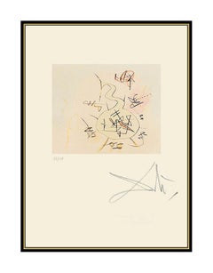 Salvador Dali Original Etching Faust Phiole Authentic Surreal Artwork SIGNED SBO