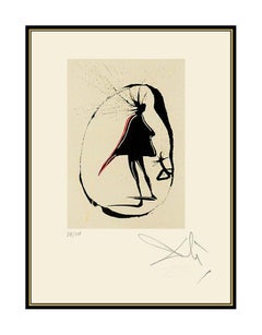 Salvador Dali Original Faust Etching Mephisto Authentic HAND SIGNED Surreal Art