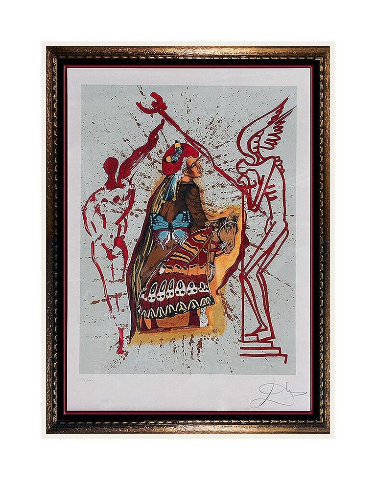 Salvador Dalí­ Salvador Dali Original Lithograph Authentic HAND