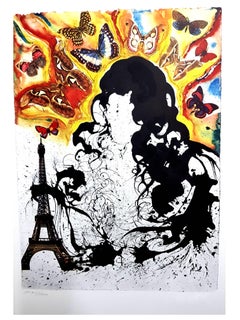 Salvador Dali (after) - Paris - Lithograph