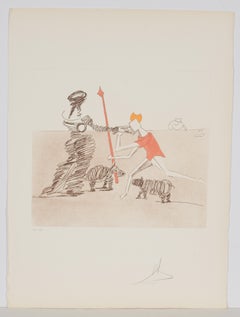 Salvador Dalí­ -- Pastorale, from Historia de Don Quixote de la Mancha