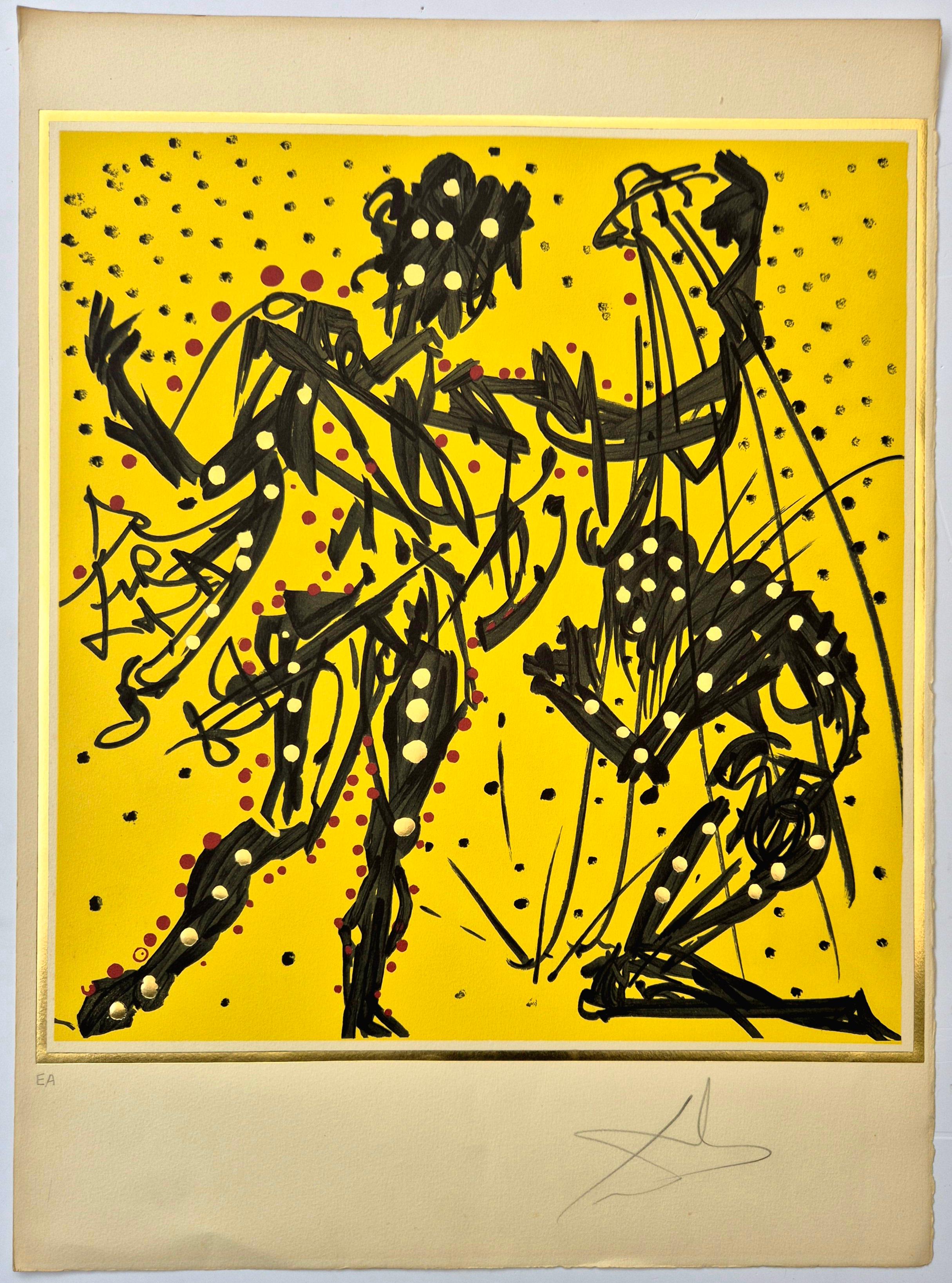 Salvador Dalì
Phillips da I dodici apostoli, 1977
Litografie a colori con stampa a rilievo su carta Arches
Firmato a mano in basso a destra
Edizione EA in basso a sinistra
Dimensioni del foglio 64,5 x 47,5 cm
Pubblicato da Wajntrob, Moore, Lancel &