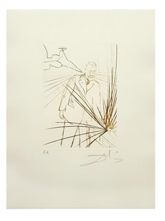 Salvador Dali - Pierre Curie - Original Handsigned Engraving