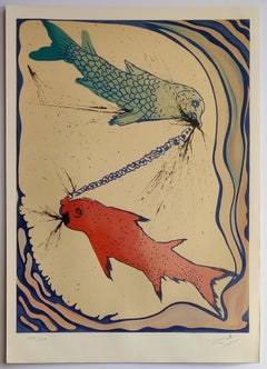 Salvador Dalí­ -- Pisces from Signs of the Zodiac