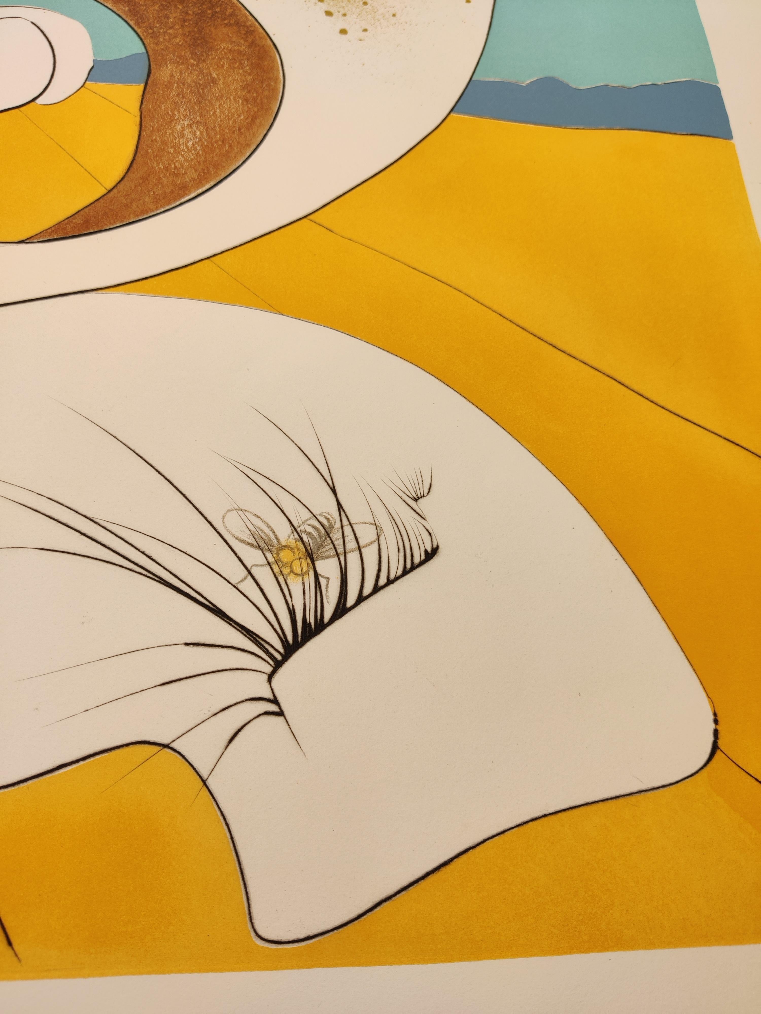 Salvador Dali – Planeten- und scatologische Visionslithographie im Angebot 3