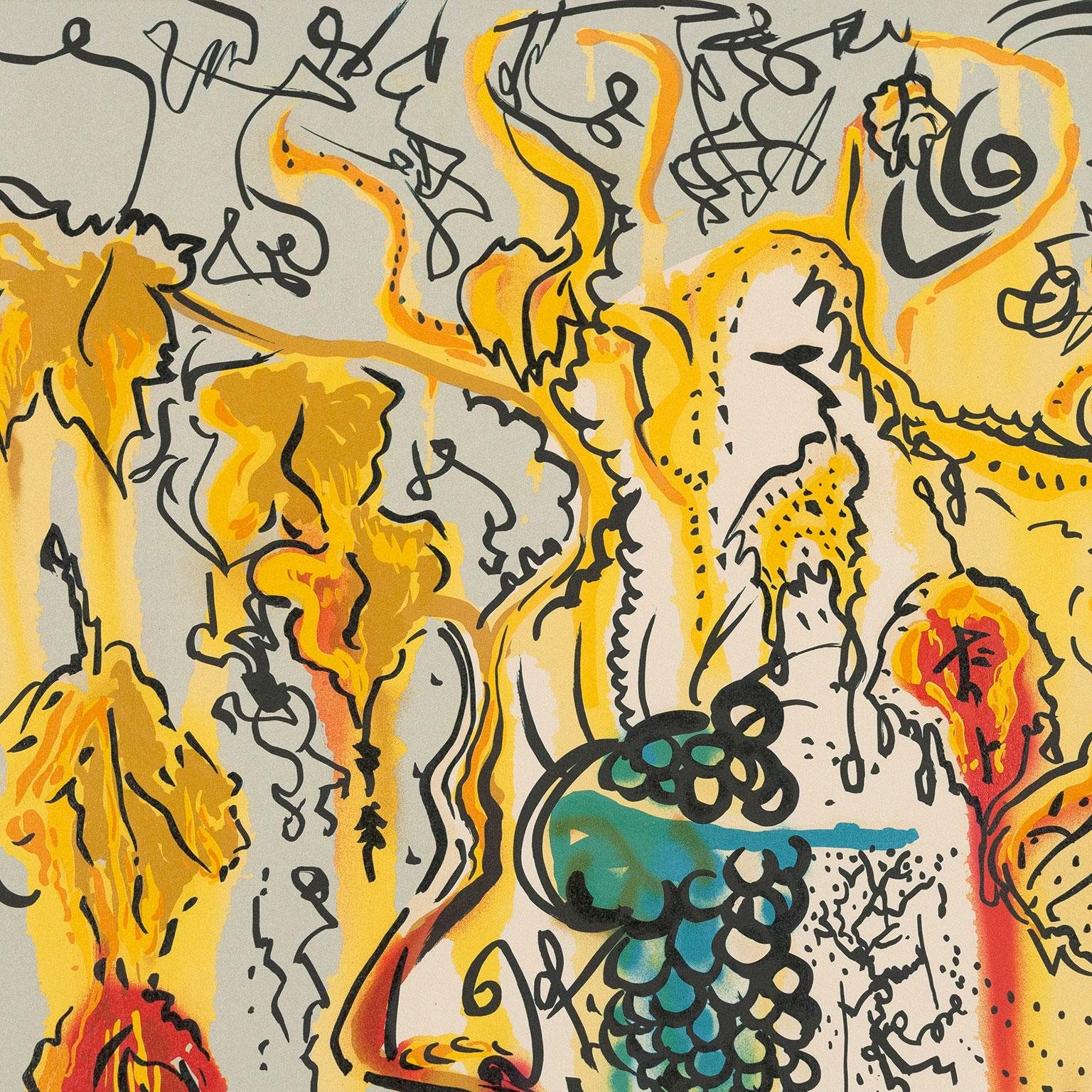 Salvador Dali „Porträt des Herbstes“ – Lithographie von Joy of Bacchus:: 1980 2