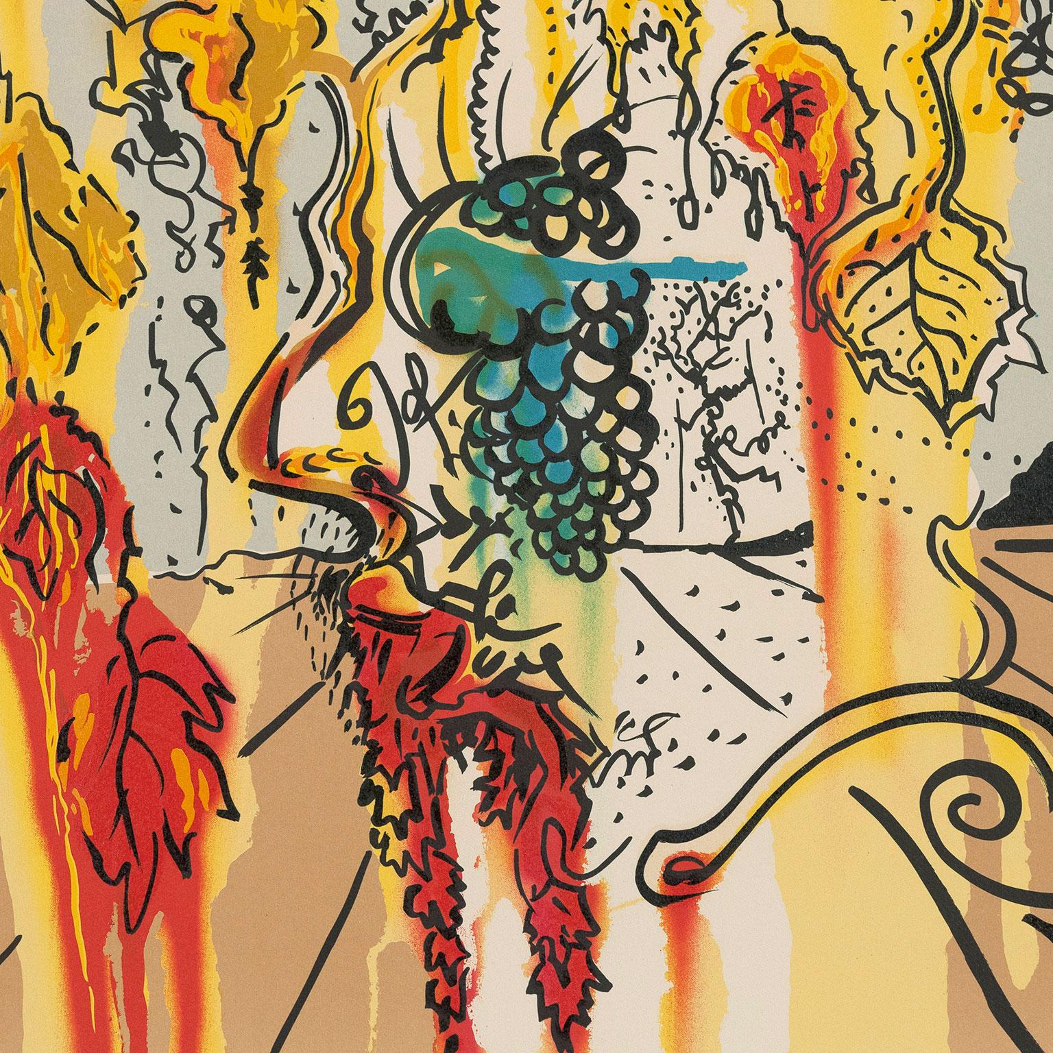 Salvador Dali „Porträt des Herbstes“ – Lithographie von Joy of Bacchus:: 1980 3