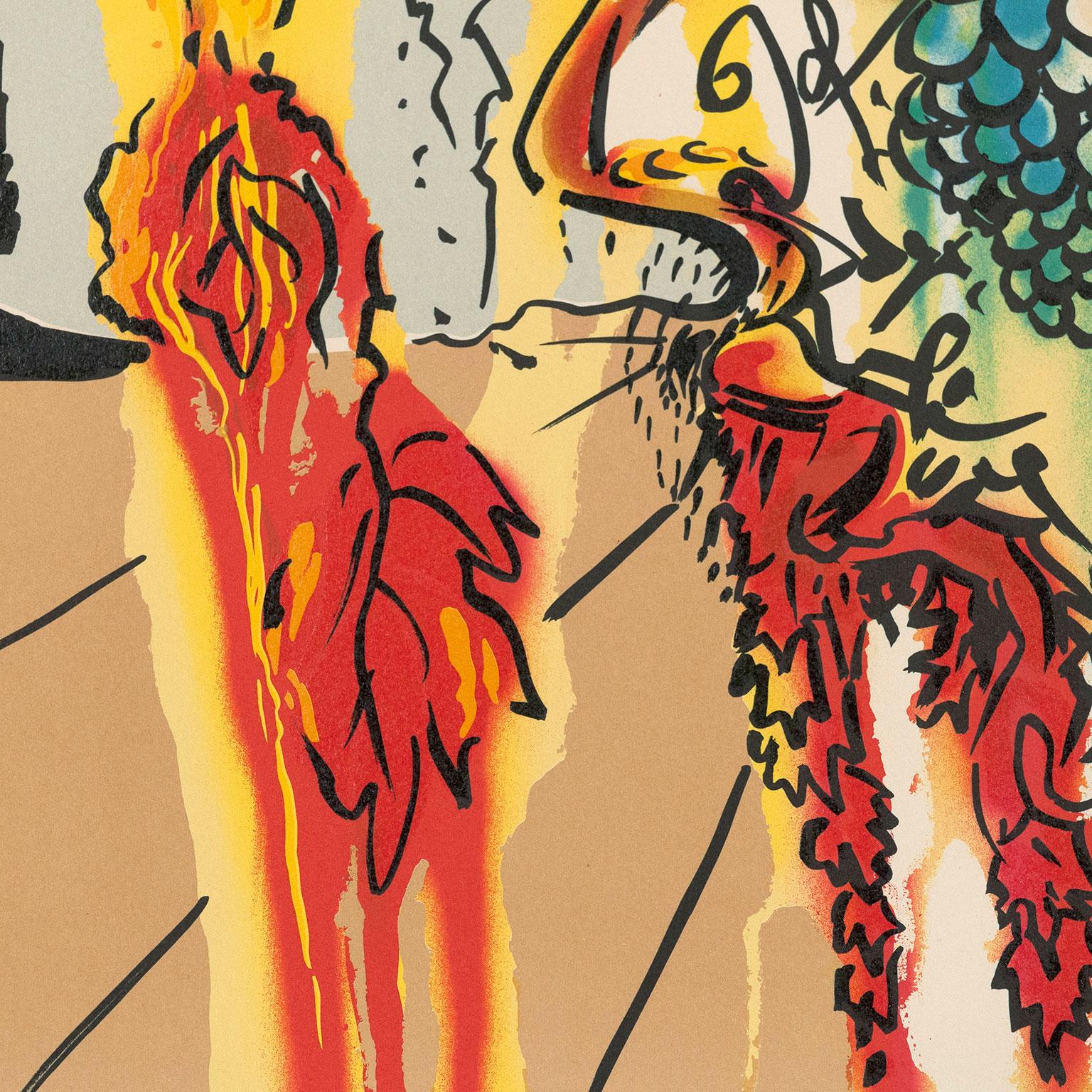 Salvador Dali „Porträt des Herbstes“ – Lithographie von Joy of Bacchus:: 1980 4