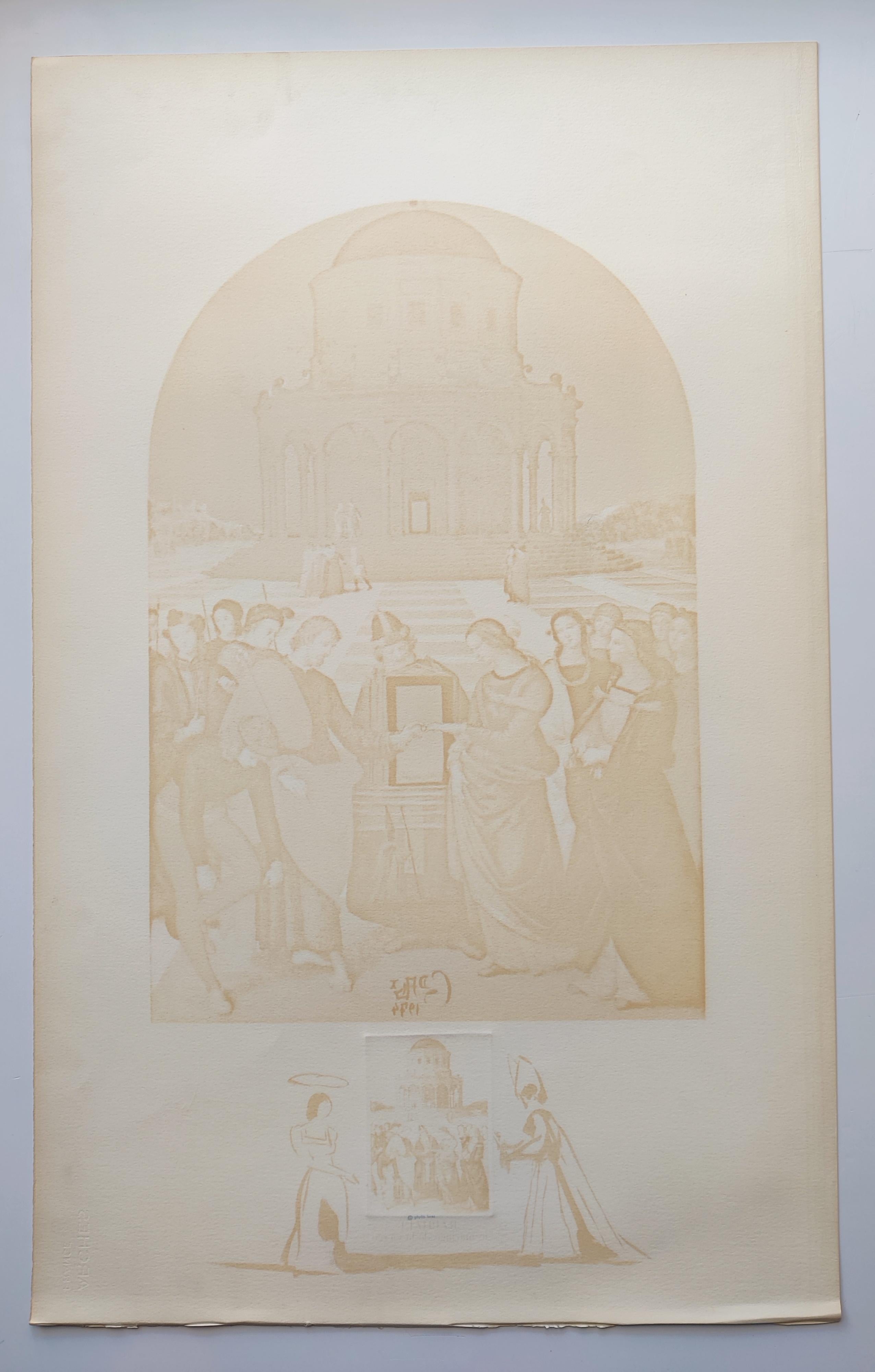 Salvador Dali -- Raphael - Le Mariage de la Vierge, 1974 For Sale 3