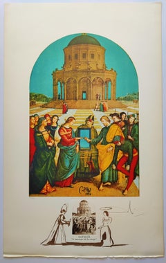 Salvador Dali -- Raphael - Le Mariage de la Vierge, 1974