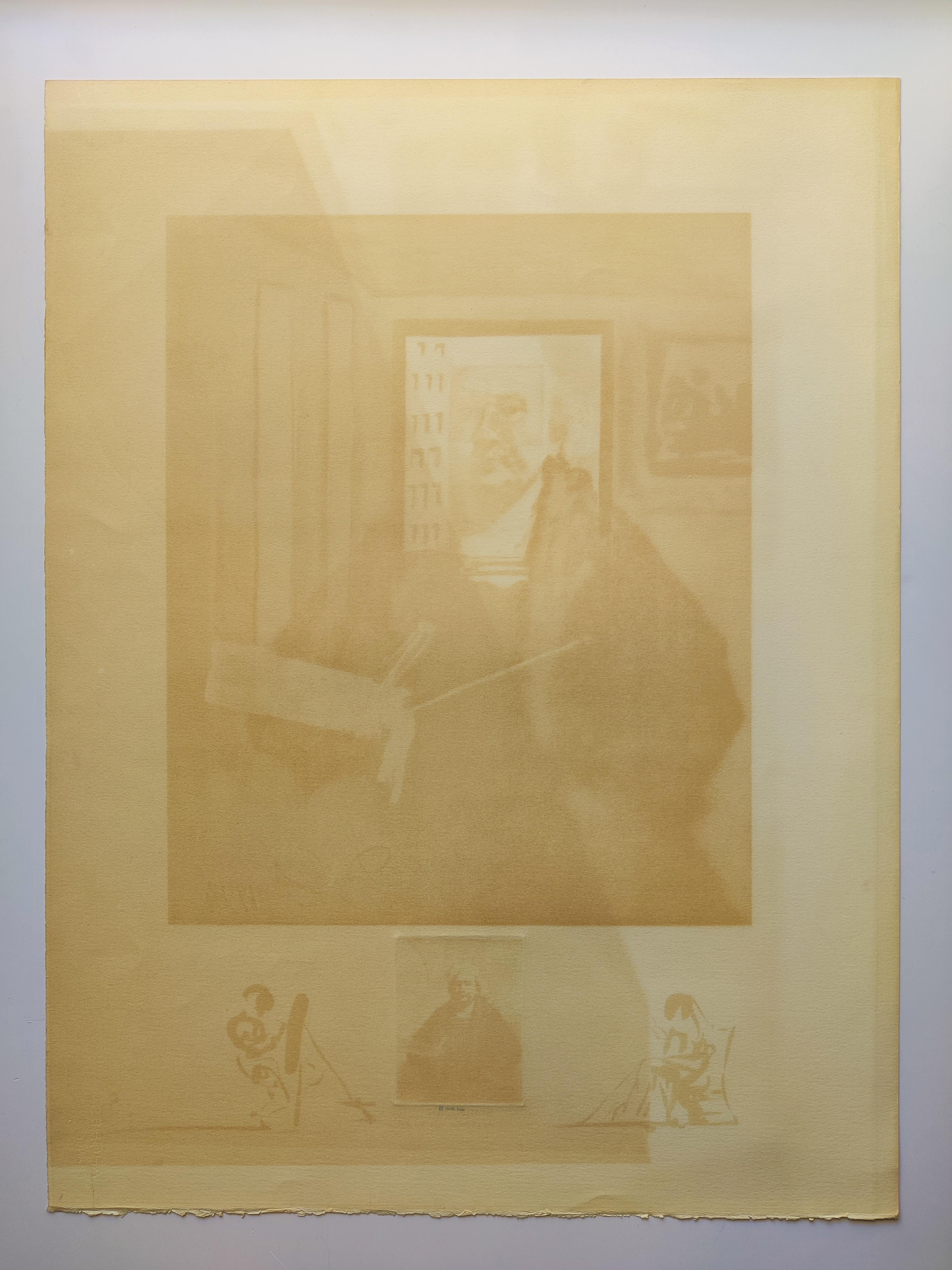 Salvador Dali -- Rembrandt - Portrait du peintre par lui-même, 1974 For Sale 1