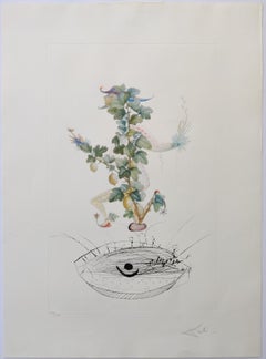 Salvador Dalí­ --  Révérence du groseillier, from Flor Dali/Les fruits